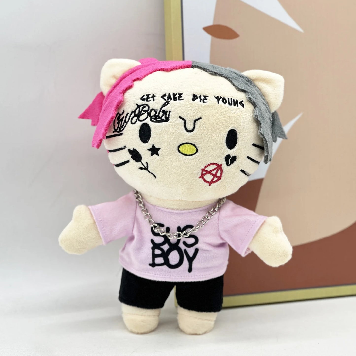 Lil Peep Designed Plush Toy