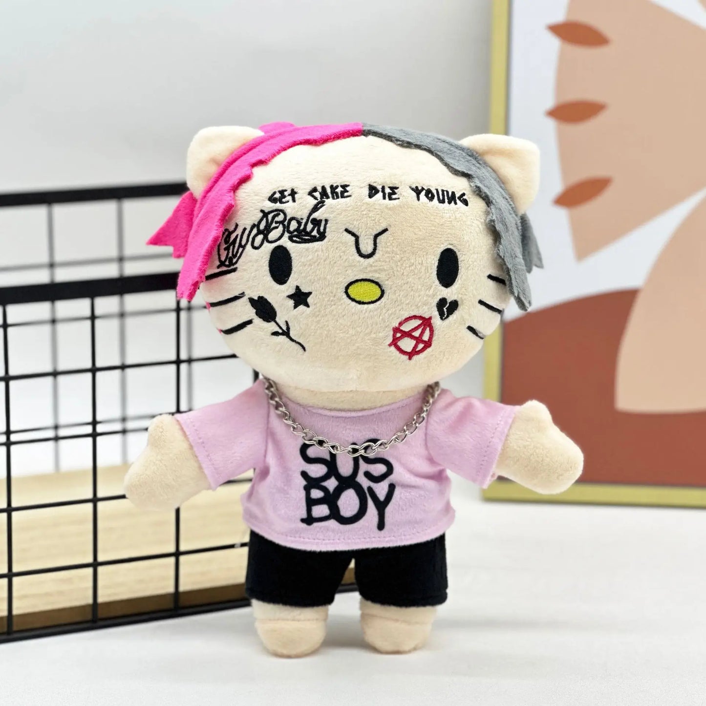 Lil Peep Designed Plush Toy