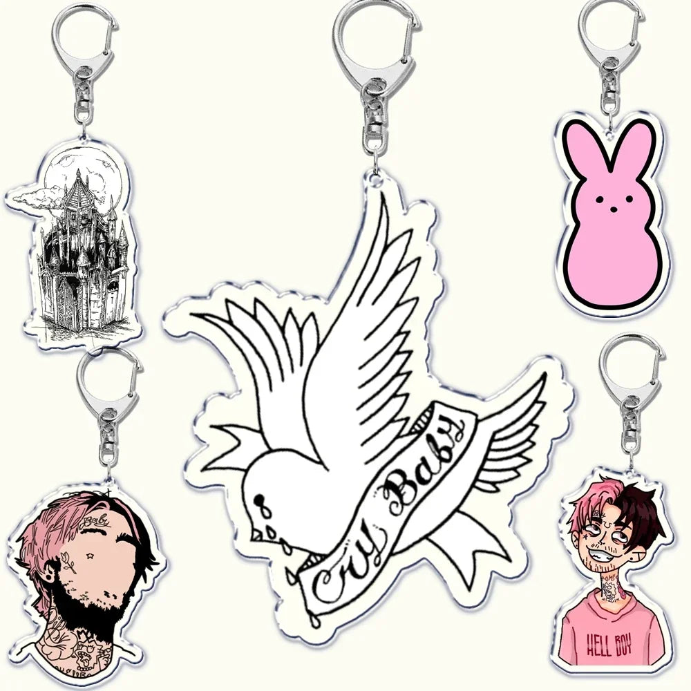 Lil Peep Designed Key Chains